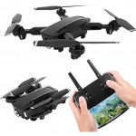 Drone Drone pliant 2,4 GHz avec caméra haute définition en mode un bouton Quadricoptère professionnel RC DroneFlux optique 4K